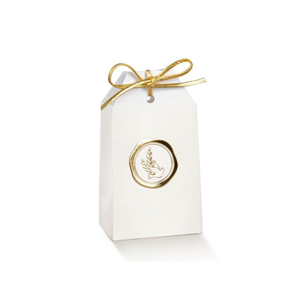 SCATOLA CARTONCINO PORTACONFETTI 55X35X100 COLOMBA